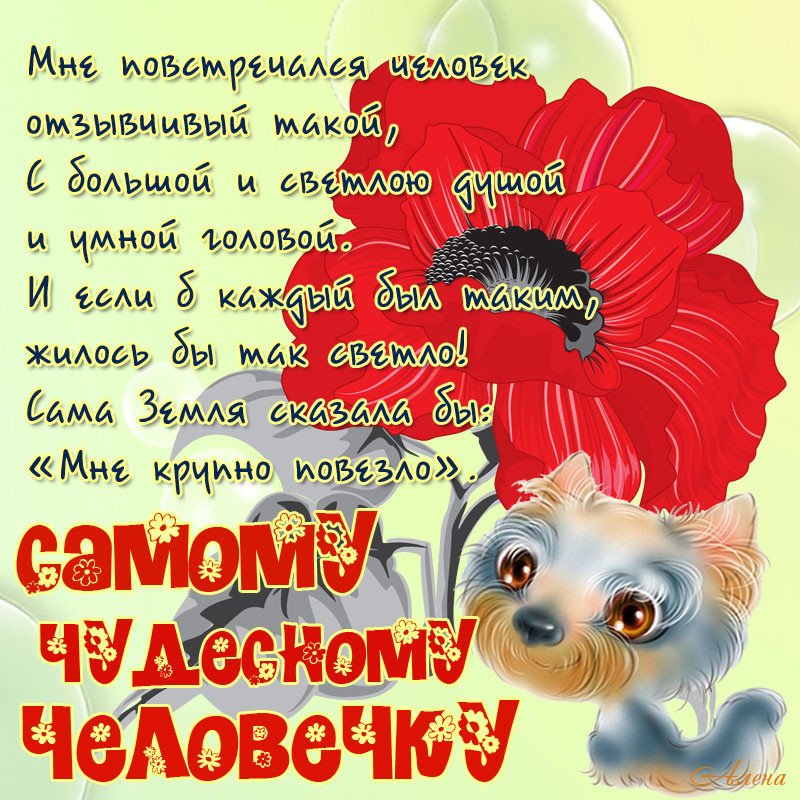 Сам стих хорошему человеку Сам стих хорошему человеку