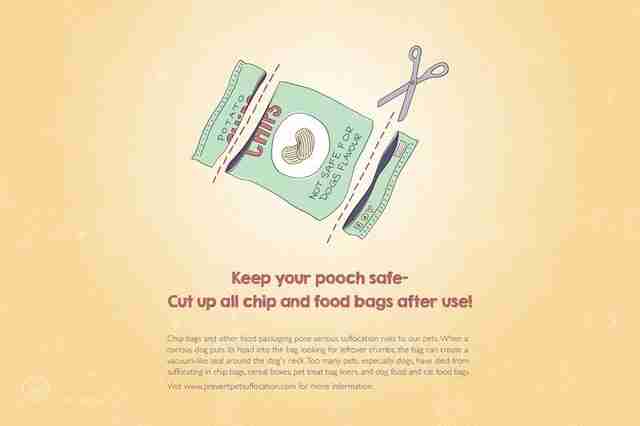 dog cat pet suffocation awareness