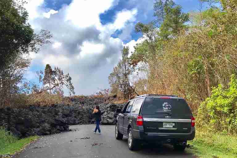 a lava flow from the 17th fissure