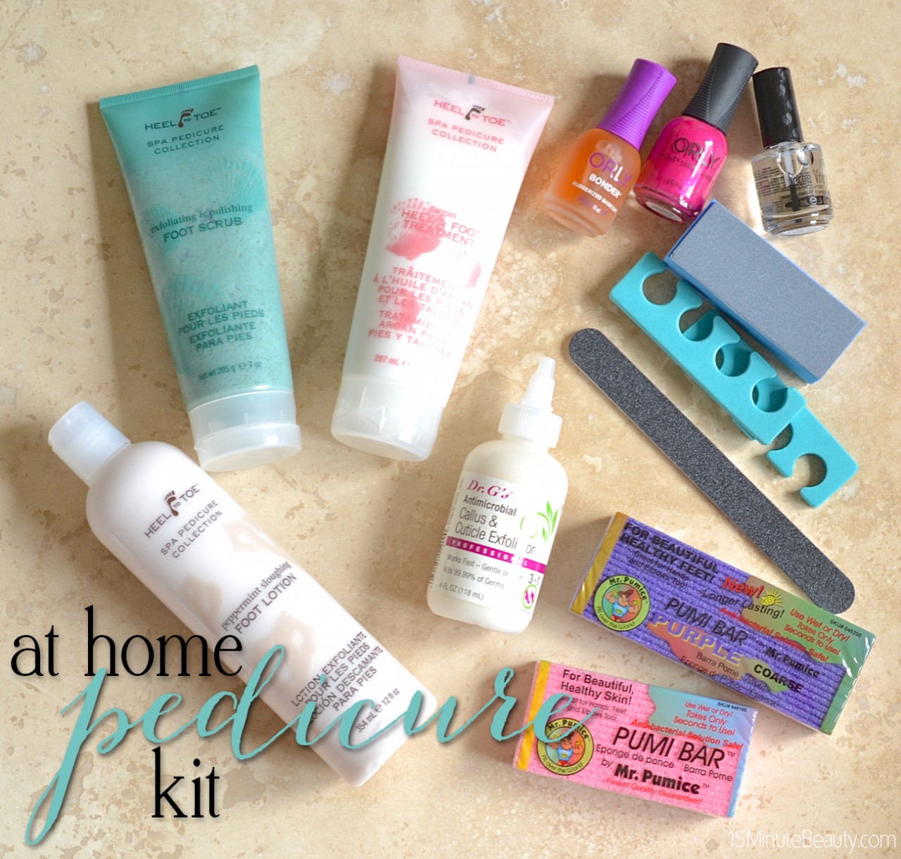 At Home DIY Pedicure Kit: Everything You Need via @15minbeauty