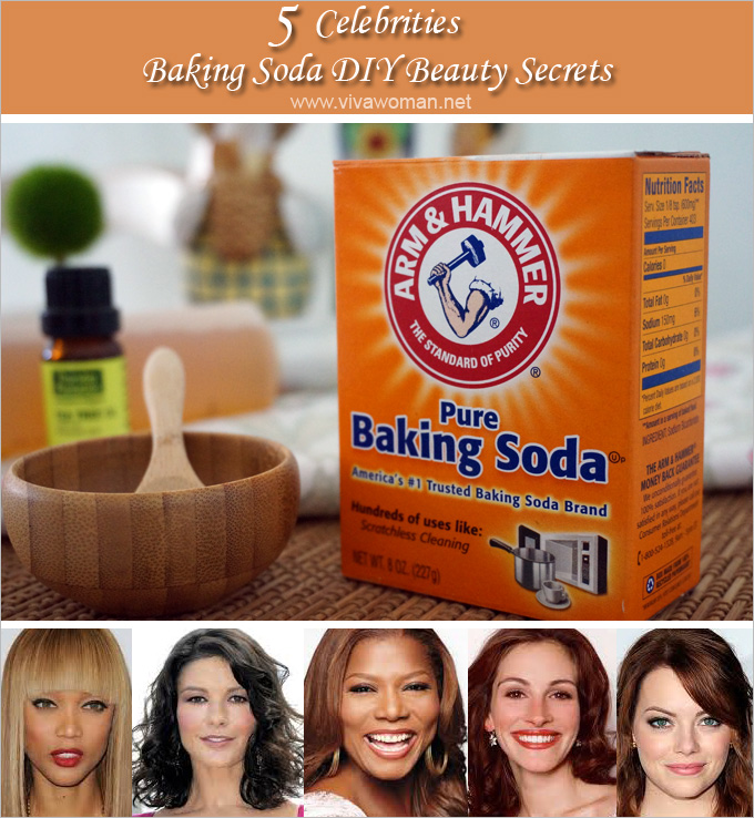 5 Celebrities DIY Baking Soda Beauty Secrets Celeb Secret: How 5 Hollywood Celebrities Use Baking Soda In Their Beauty Routines