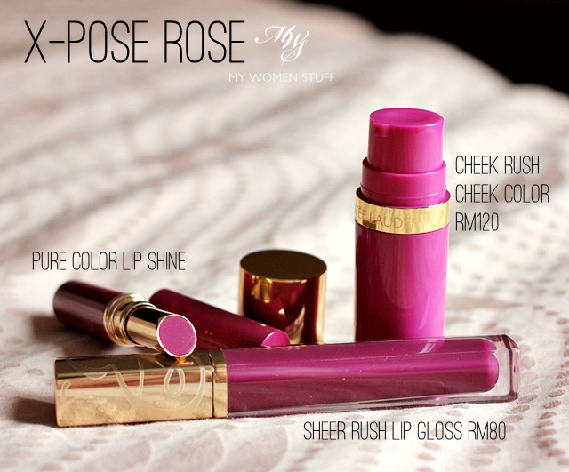 estee lauder cello shots xpose rose Estee Lauder Pure Color Sheer Rush Gloss delivers plumped up lips with a jelly shine