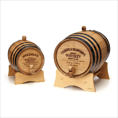  A whisky barrel