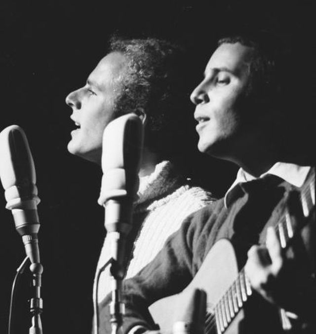 When Art Garfunkel and Paul Simon recorded The Sounds of Silence in 1964, it took a few years to become a hit. (Photo coutesy of Simon & Garfunkel collection)