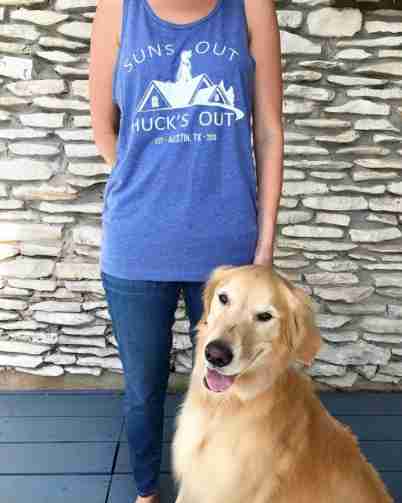 huck roof dog texas