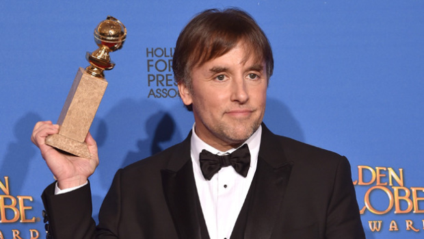 Director Richard Linklater, winner of Best Director for "Boyhood," poses in the press room during the 72nd Annual Golden Globe Awards at The Beverly Hilton Hotel on January 11, 2015 in Beverly Hills, California. (credit: Kevin Winter/Getty Images)