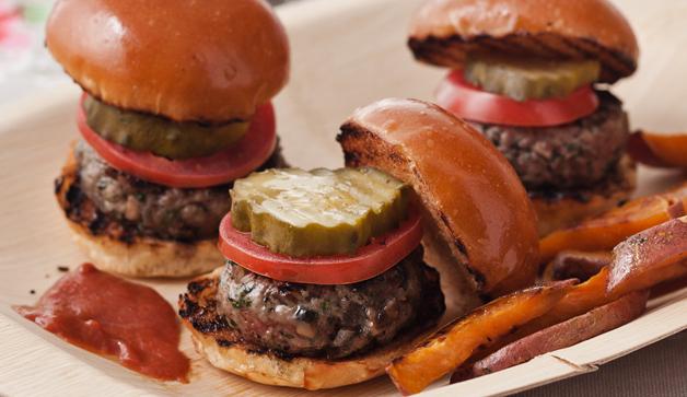 mushroom beef mini burgers