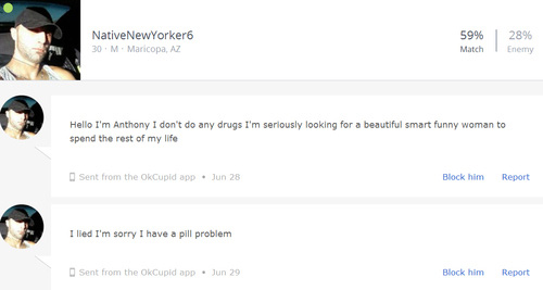 Horrifying and real OKCupid messages 6