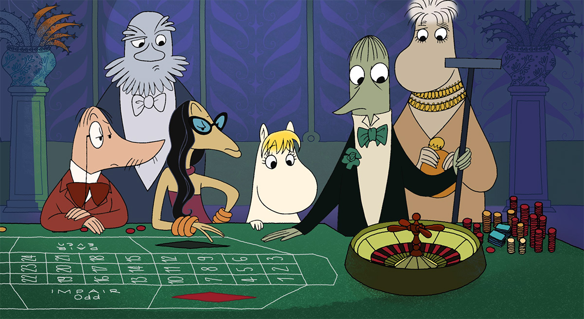 moomins on the riviera