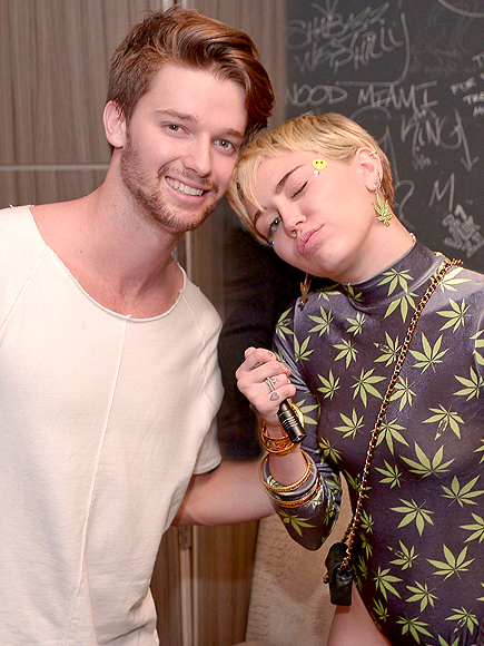 Miley Cyrus Parties with Patrick Schwarzenegger, Anthony Shriver in Miami
