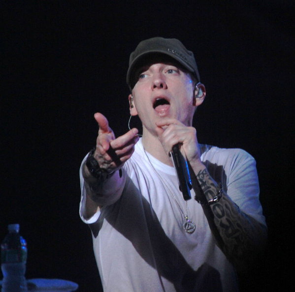 Eminem, Hip Hop Icon Eminem, makes a rare specila event performance to celebrate G-Shockwave Watches 30th Anniversary at Pier 36 in New York City, NY.