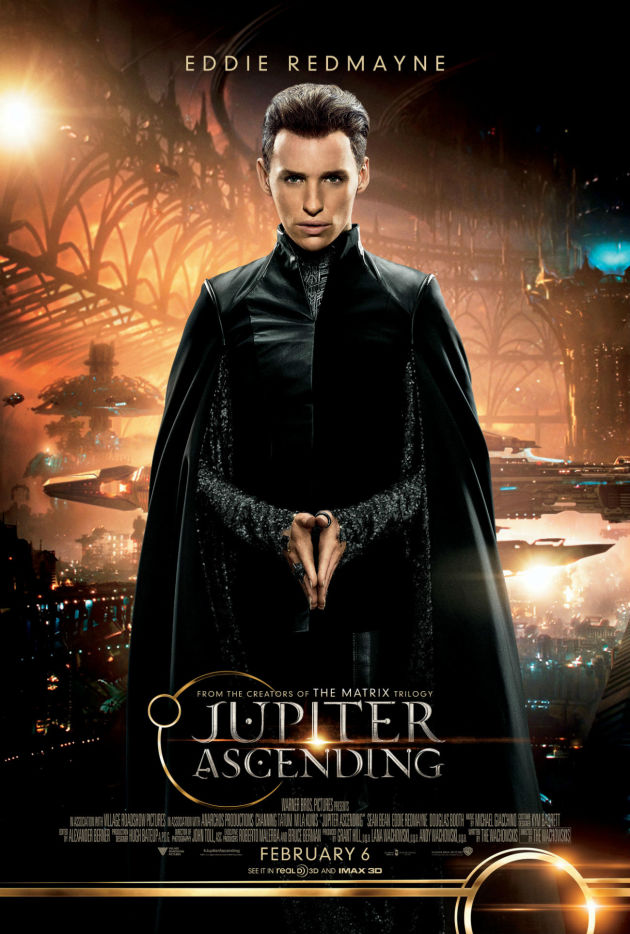 Jupiter Ascending Character Poster Eddie Redmayne