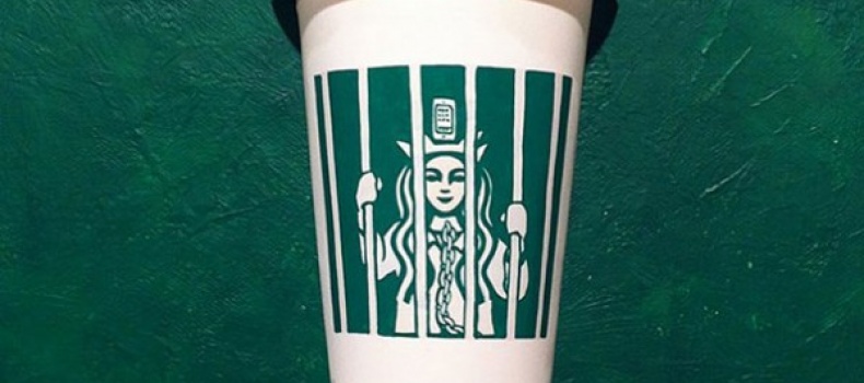 The Starbucks logo gets re-imagined in 24 amazing ways