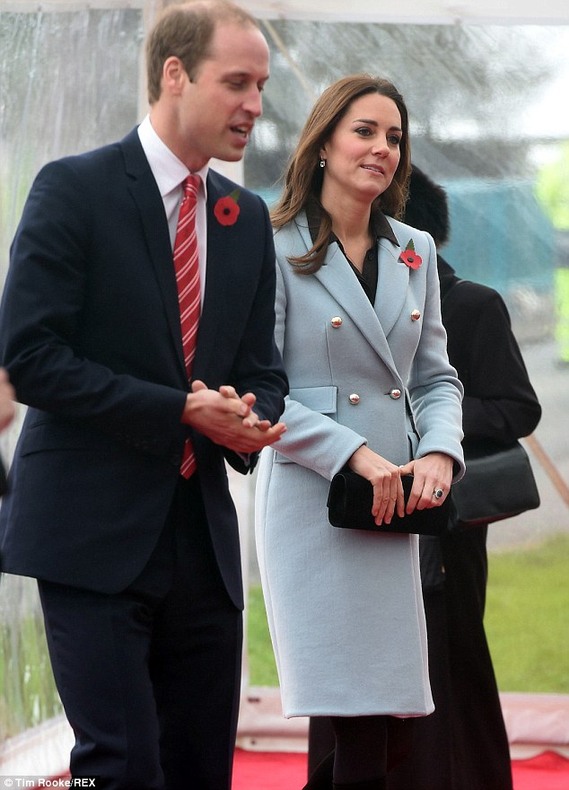 The oil refinery which is celebrating its 50th anniversary said the royal couple's visit was a 'huge honour'