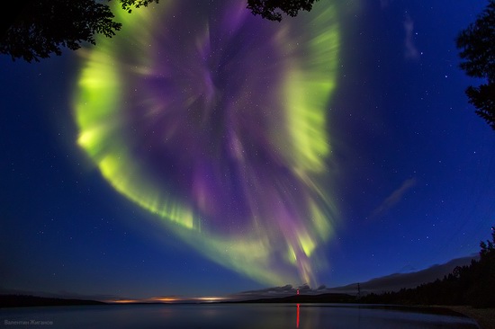 Northern lights in the sky over Murmansk region, Russia, photo 10