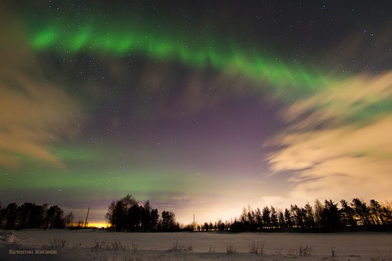Northern lights in the sky over Murmansk region, Russia, photo 21