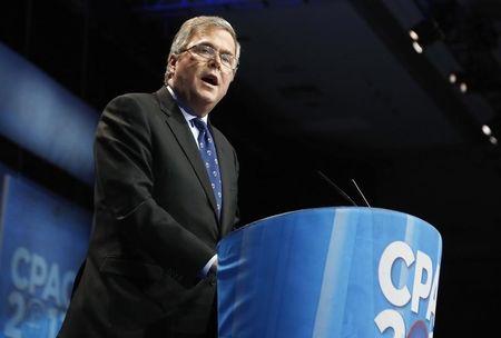 Bush delivers remarks to the Conservative Political Action Conference (CPAC) in National Harbor, Maryland