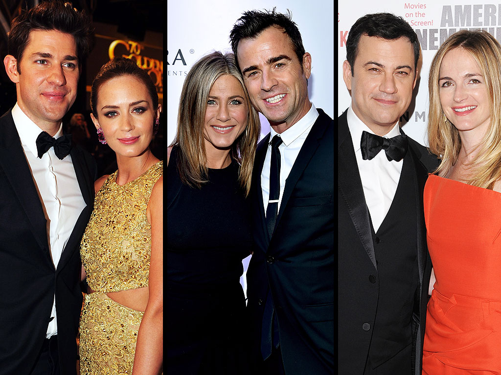 Jennifer Aniston and Justin Theroux Join Famous Friends for LA Dinner