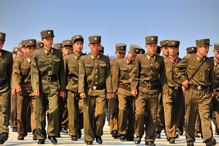 Soldiers North Korea