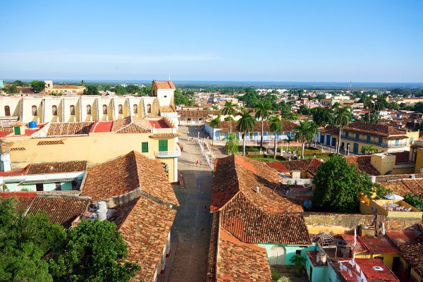 The bird's eye view from the tower in Trinidad, Cuba