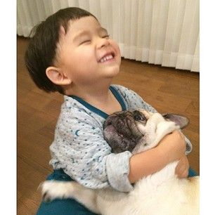 They love each other a whole lot. | This Little Boy And His Pug Are The Cutest BFFs On The Planet