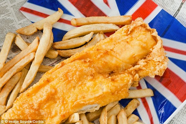 Fish and chips are starchy foods that get stuck in between the teeth. They are converted to tooth-rotting sugar immediately through the mouth's pre-digestive processes