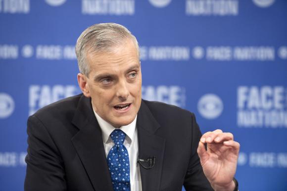 White House Chief of Staff Denis McDonough speaks with Bob Schieffer on CBS News ''Face the Nation'' in Washington in this January 25, 2015 picture provided by CBS News. REUTERS/CBS News/Chris Usher/Handout via Reuters