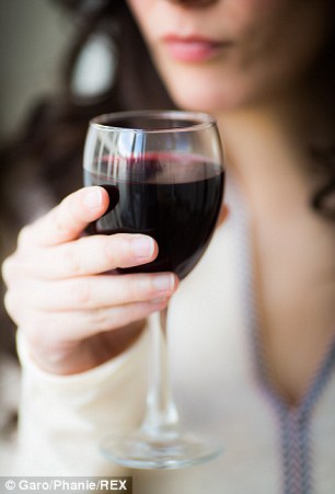 Red wine stains tend to appear on the inside of your teeth