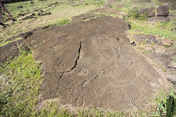 Petroglyphs at Rapa Nui