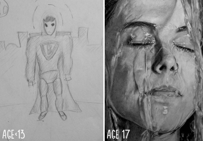 Drawing Progress Over The Last Few Years