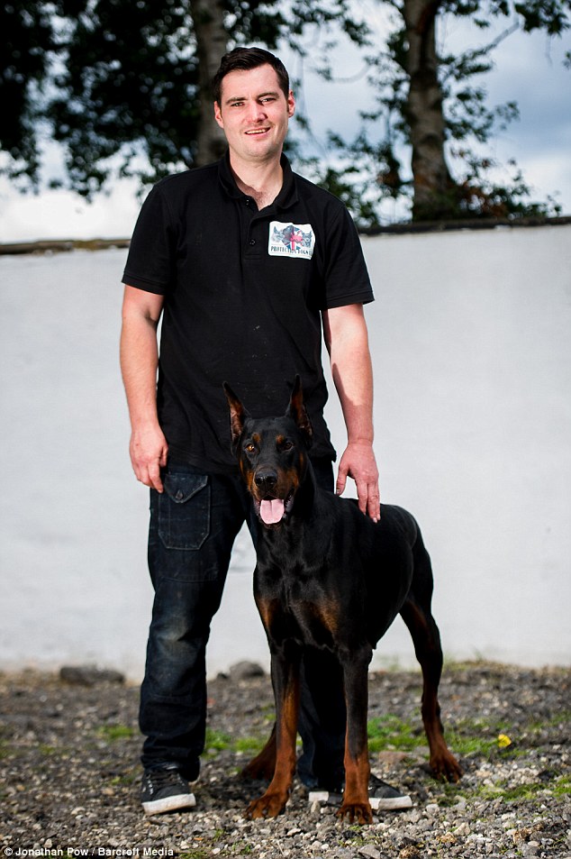 One of the pair's most recent successes was  a 92lb Doberman named Drago, who recently sold for £25,000 to a new family