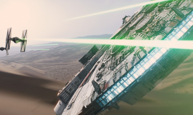 Star Wars 7 The Force Awakens Official Millenium Falcon Photo 620x370 Star Wars 7 Trailer: The Force Is Strong With This One