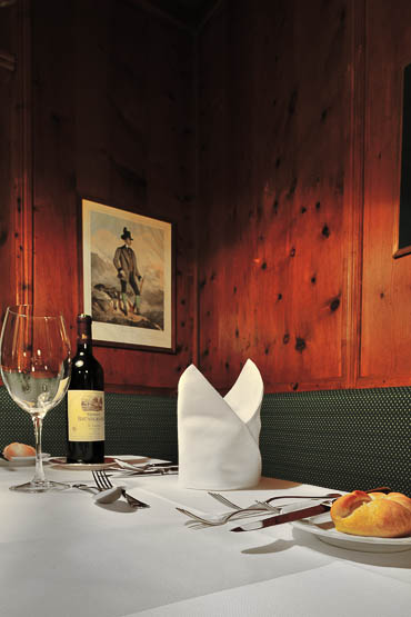 ready for an intimate dinner at the Jagdschloss Hotel in Kuhtai Jagdschloss Hotel of Count Stolberg - Kühtai, Austria