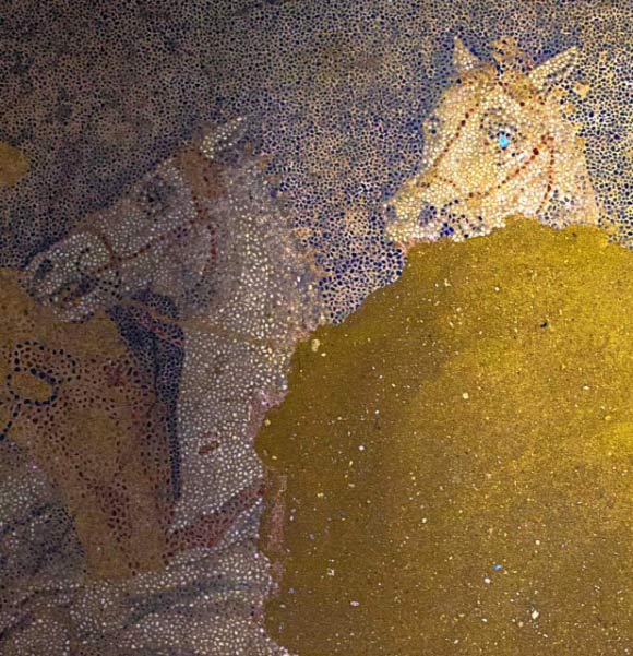A chariot in motion. Image credit: Greek Culture Ministry.