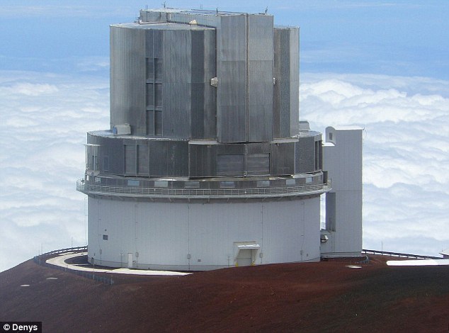 The latest discovery, published in the Astrophysical Journal, was made by a team of astronomers at the University of Tokyo using the Subaru Telescope (pictured) in Japan. Although earlier galaxies have been spotted by the Hubble Space Telescope, Subaru is significant as it looks for Lyman-alpha Emitters (LAEs)