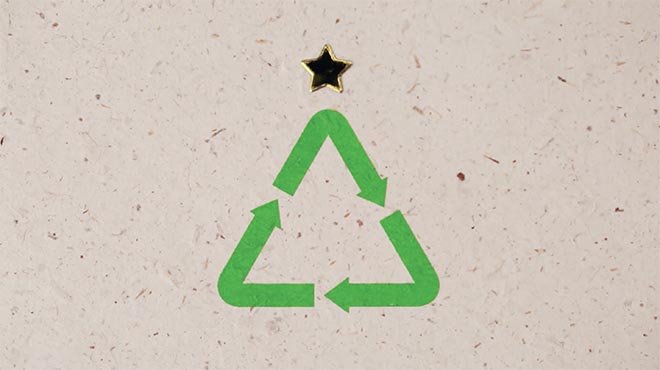 W+K London Recycled Christmas Cards