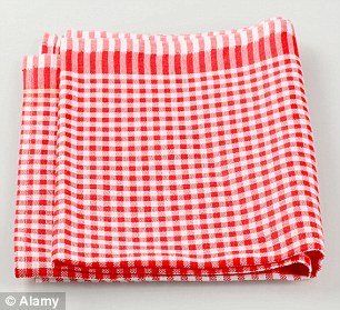 The study from the University of Arizona has found enteric bacteria in 89 per cent and E. coli in 25.6 per cent of kitchen tea-towels.