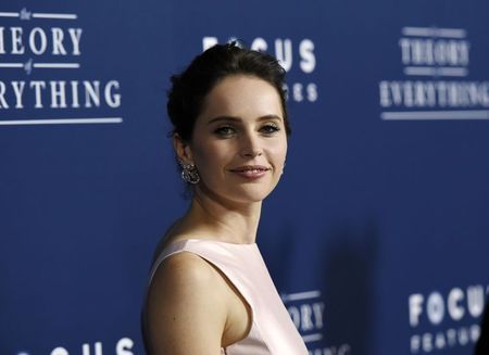 US-FILM-FELICITYJONES:Felicity Jones on playing Jane, wife of Hawking
