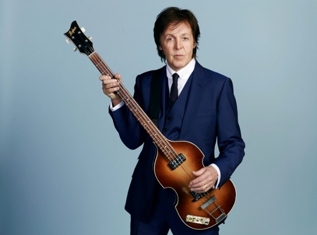 Paul McCartney with bass