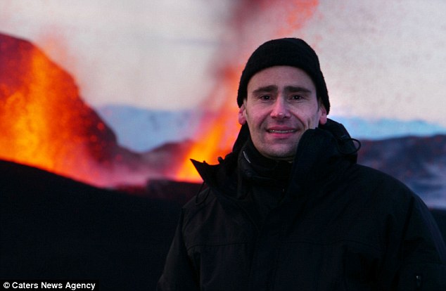 Author and camera operator Marc, 46, from Germany, said: 'Klyuchevskoy volcano could have been the template for Mordor, if Peter Jackson shot his film in Kamchatka'