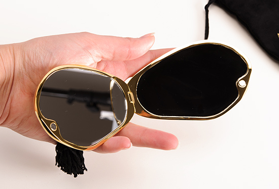 Alexis Bittar Liquid Gold Compact Mirror