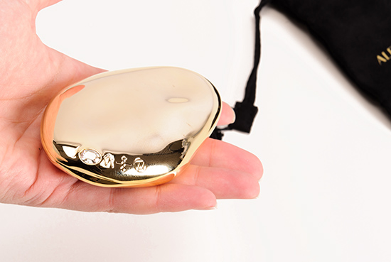 Alexis Bittar Liquid Gold Compact Mirror